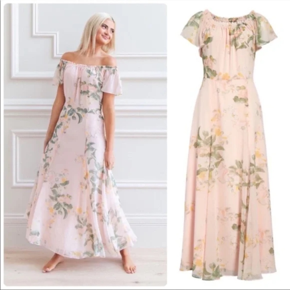 NEW Rachel Parcell Floral Maxi Dress Sz. XS - Picture 1 of 3